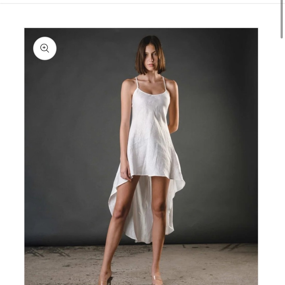 Claude Tulum Agnes Dress One Size Mini Midi Strapless Neutral‎ Lagenlook Boho